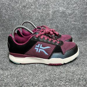 Kuru Quantum Shoes Womens 7 Purple Black Blue Comfort Lace Up